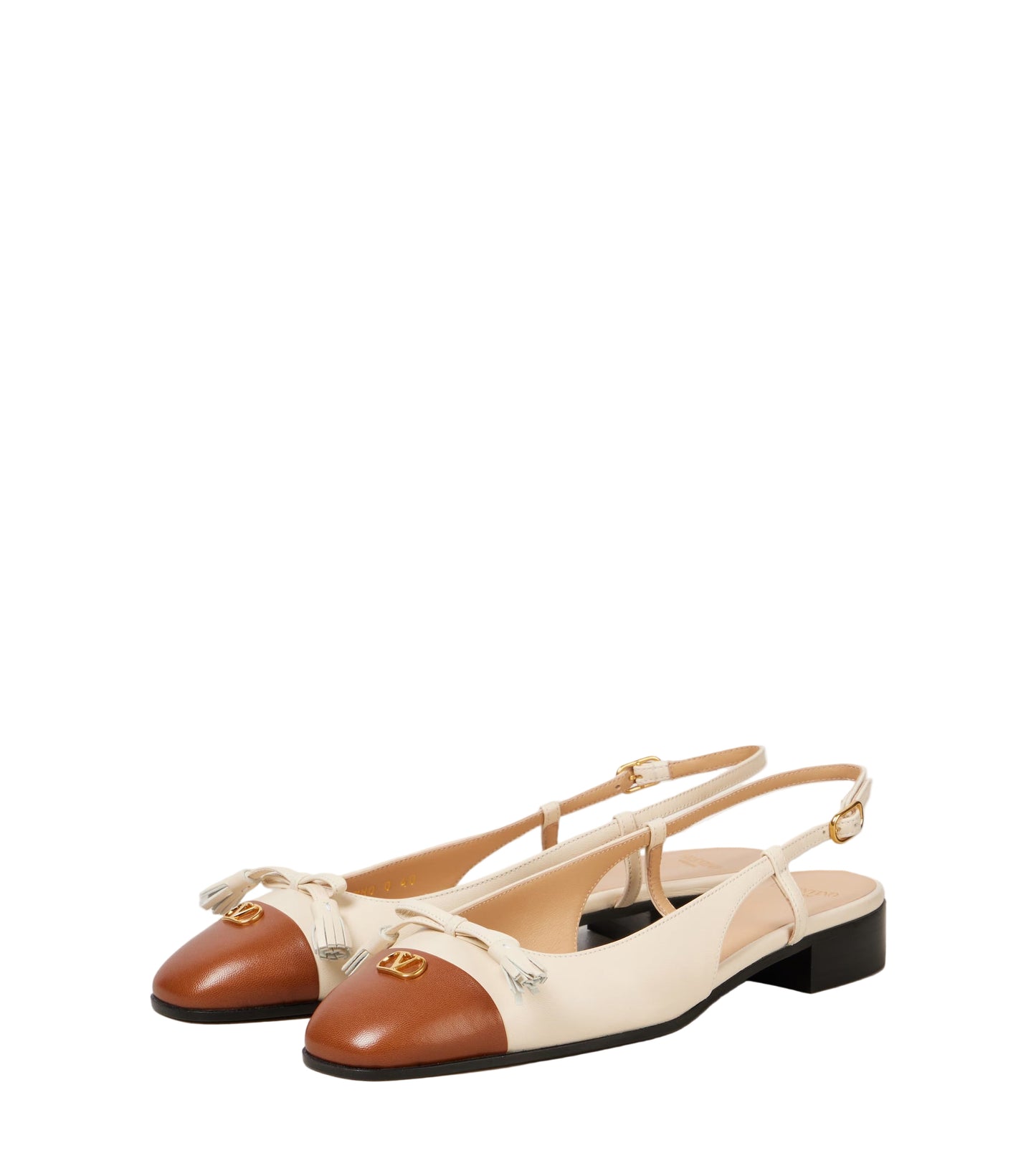 Valentino Valet Du Roi Leather Ballet Flats