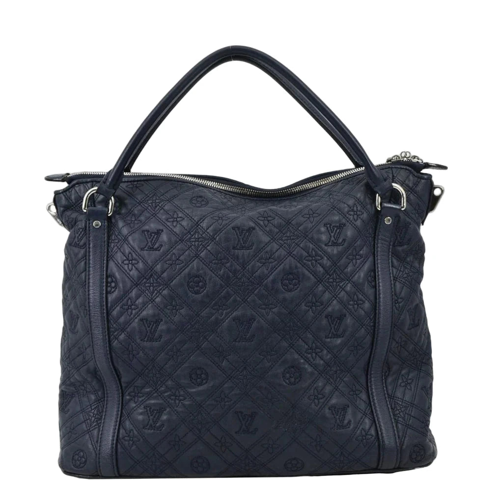 Louis Vuitton Blue Leather Antheia Ixia MM